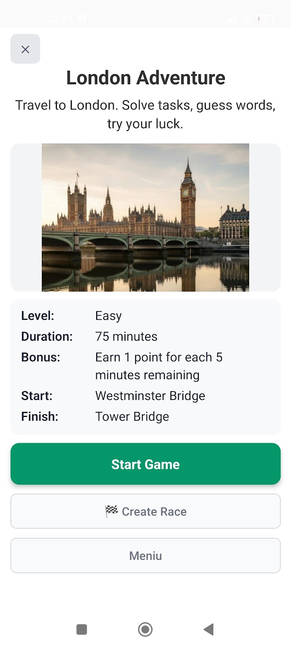London virtual mission