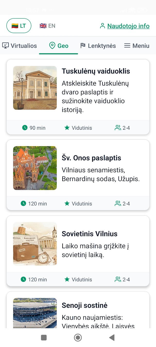 Geo misijos