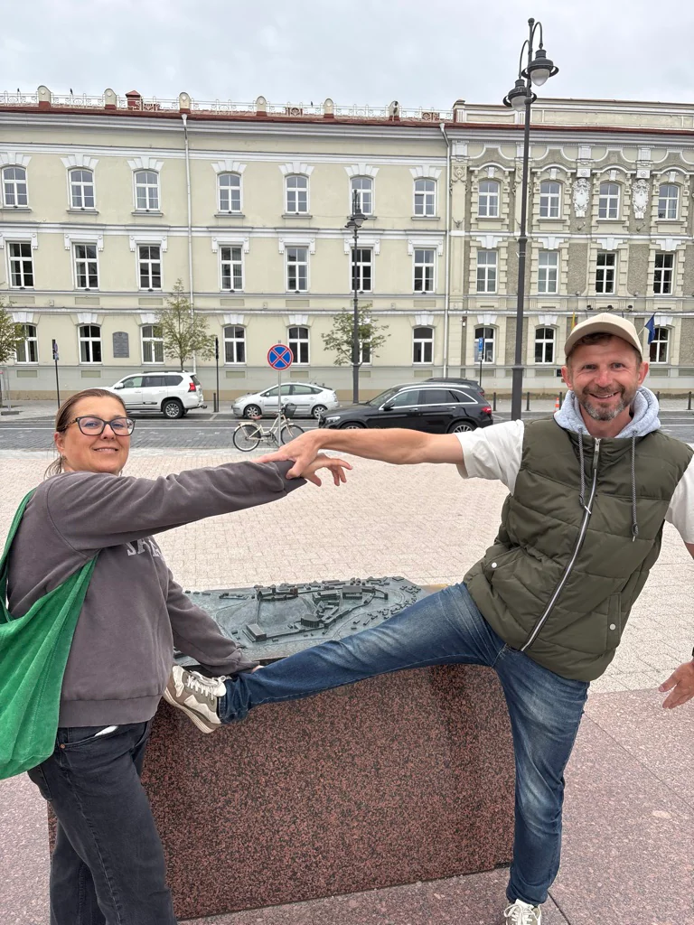 Užduotis prie pilių maketo