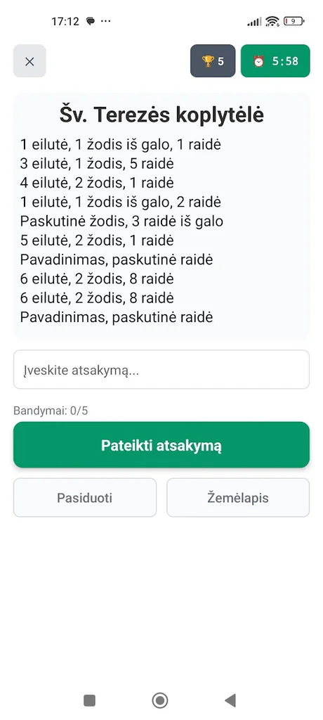 Spręsk užduotis